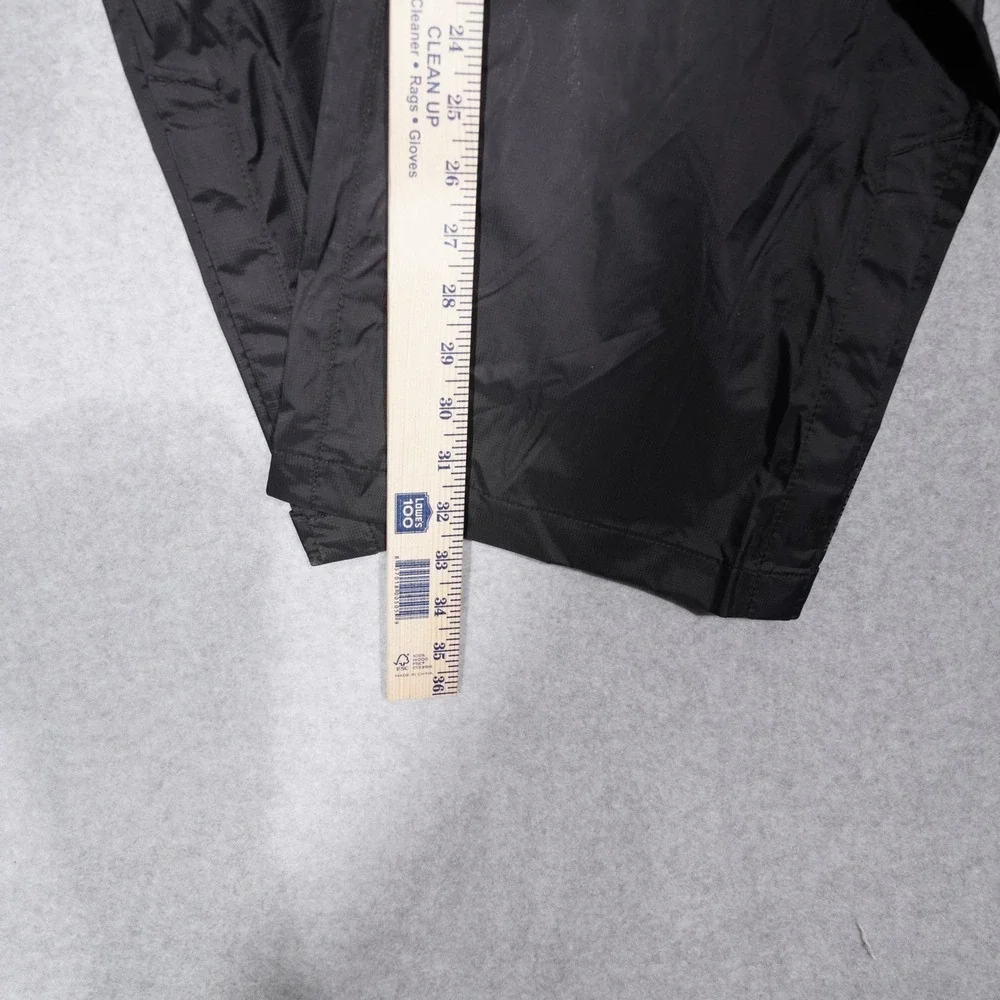 Eddie Bauer Rain Pants Mens L Black Rippac Waterproof Ripstop Outdoor Hiking New - Picture 4 of 7